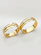 Argollas Nupciales Diseño Exclusivo 5 mm Oro 18k - Miniatura 7