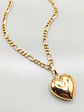 Cadena Cartier Corazón en Relieve Majestuoso Oro 18k - Miniatura 1
