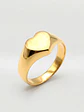Anillo Sello Corazón de Gala Oro 18k - Miniatura 4
