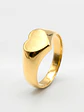 Anillo Sello Corazón de Gala Oro 18k - Miniatura 5