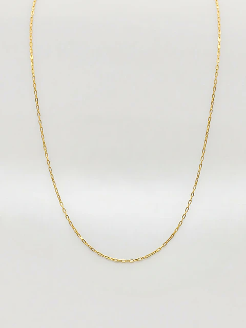 Cadena Limada Esencia Oro 18k