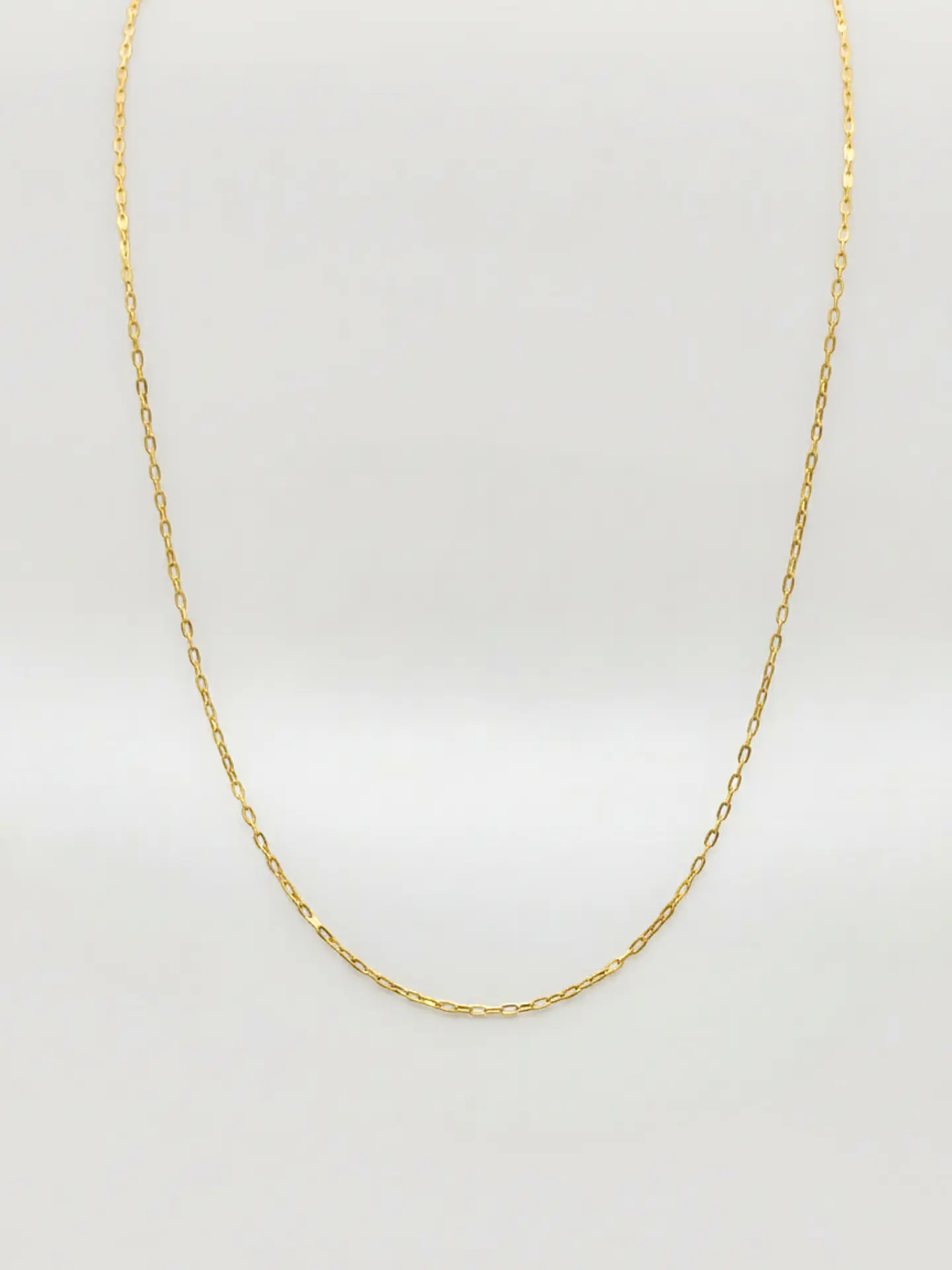 Cadena Limada Esencia Oro 18k 1