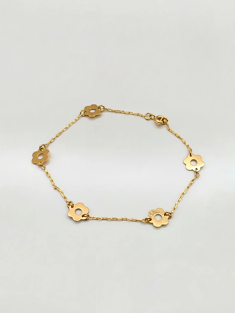Pulsera Jardín de Oro 18k