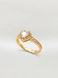 Anillo Almas de Cristal Doble Corazón Oro 18k - Miniatura 2