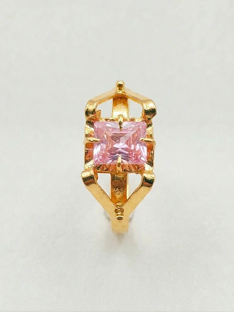 Anillo Chatón Rosa de Francia de Estatus Oro 18k