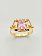 Anillo Chatón Rosa de Francia de Estatus Oro 18k - Miniatura 1