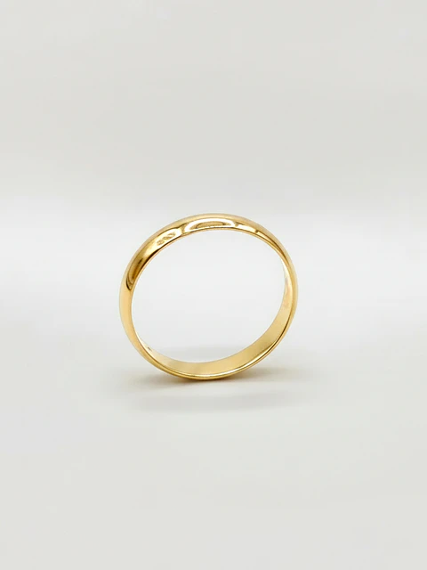 Argolla Individual Tradición Minimalista Oro 18k