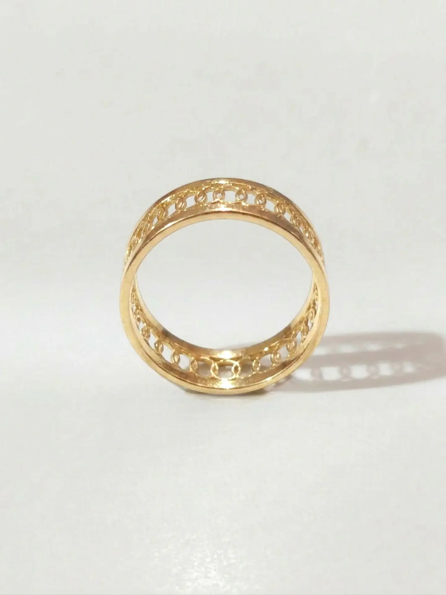 Anillo Filigrana Elegancia Esculpida Oro 18k 5