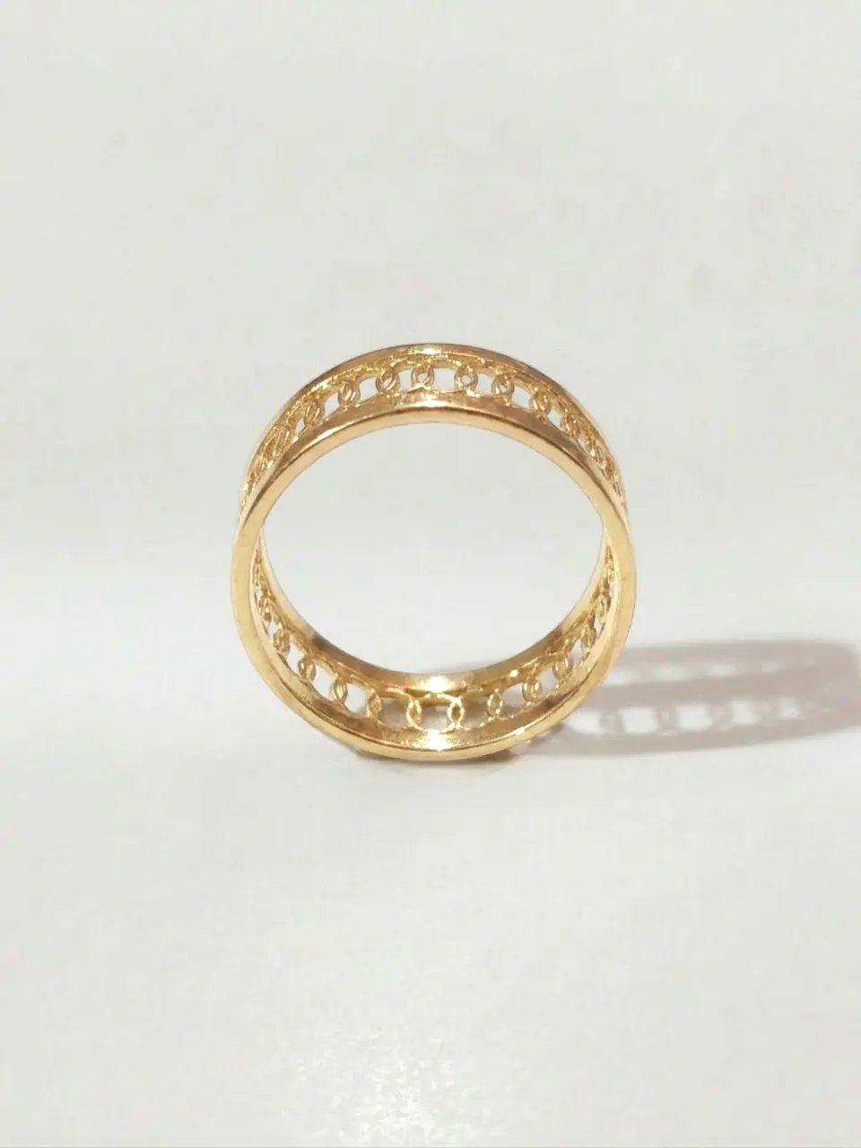 Anillo Filigrana Elegancia Esculpida Oro 18k 5