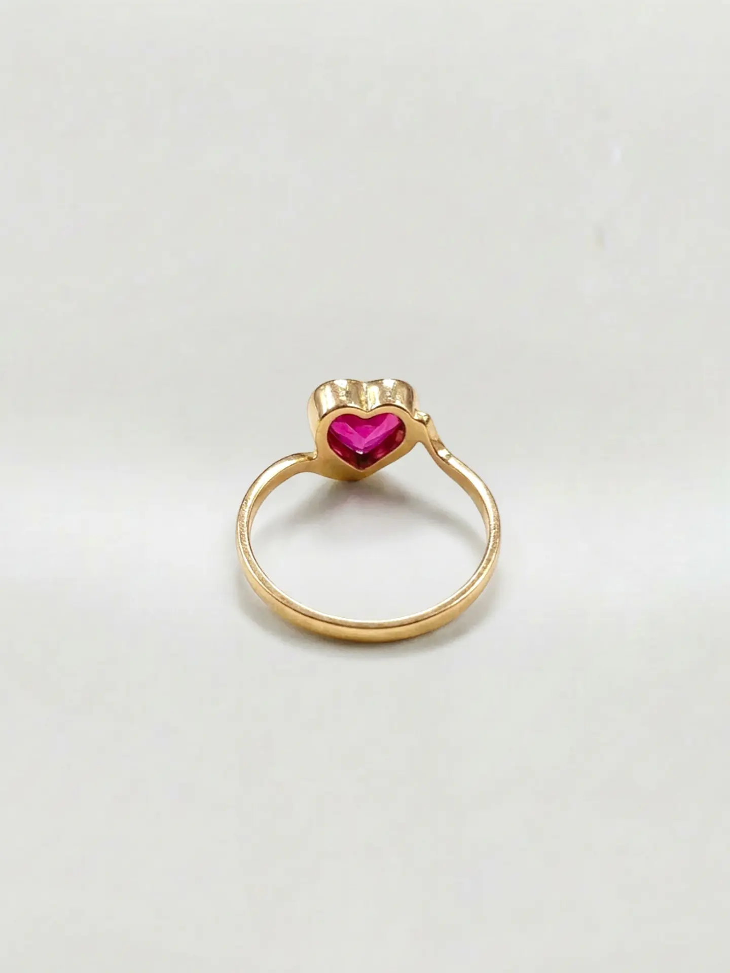Anillo Corazón Pasión de Rubí Oro 18k 2
