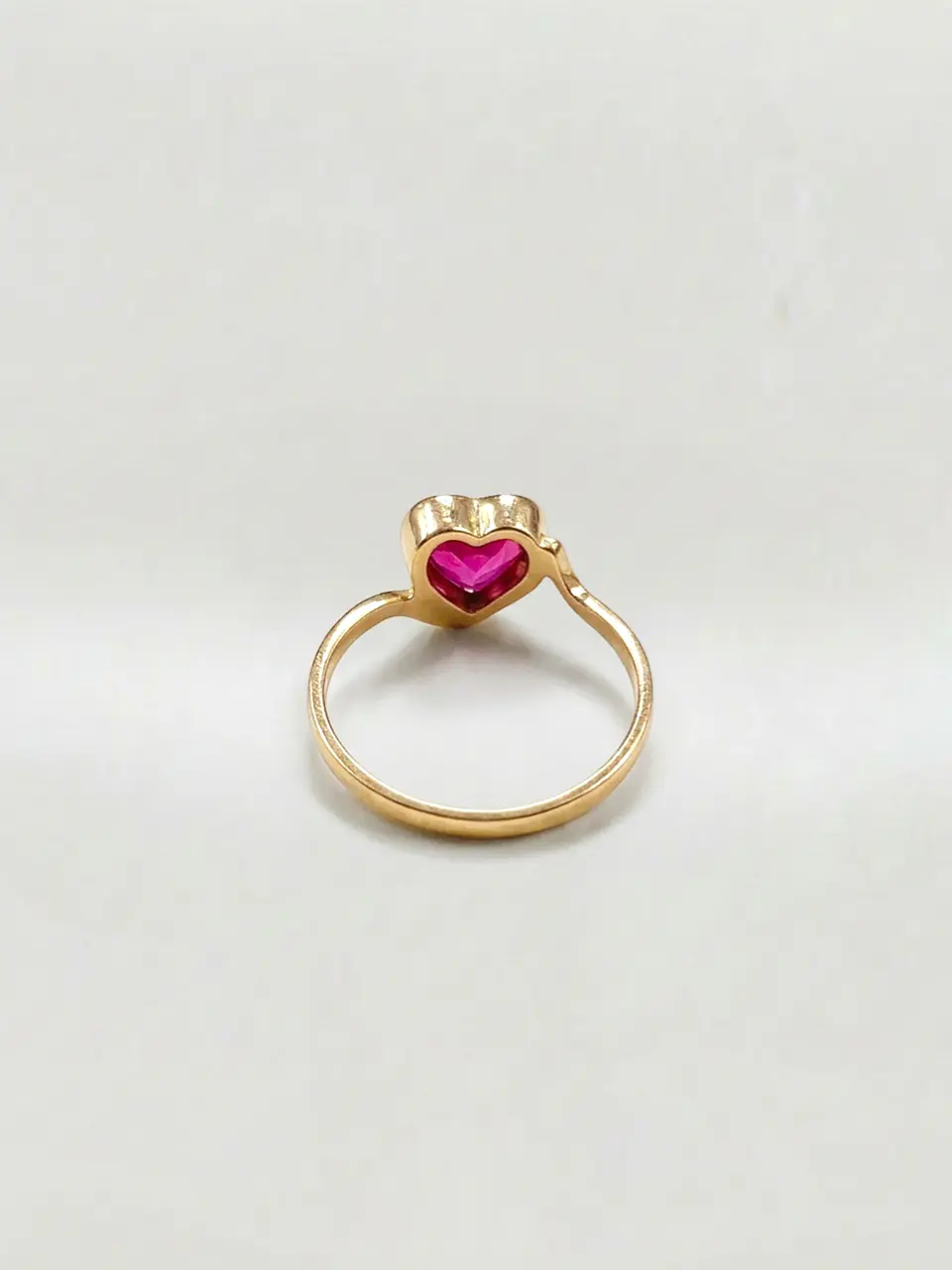 Anillo Corazón Pasión de Rubí Oro 18k 2