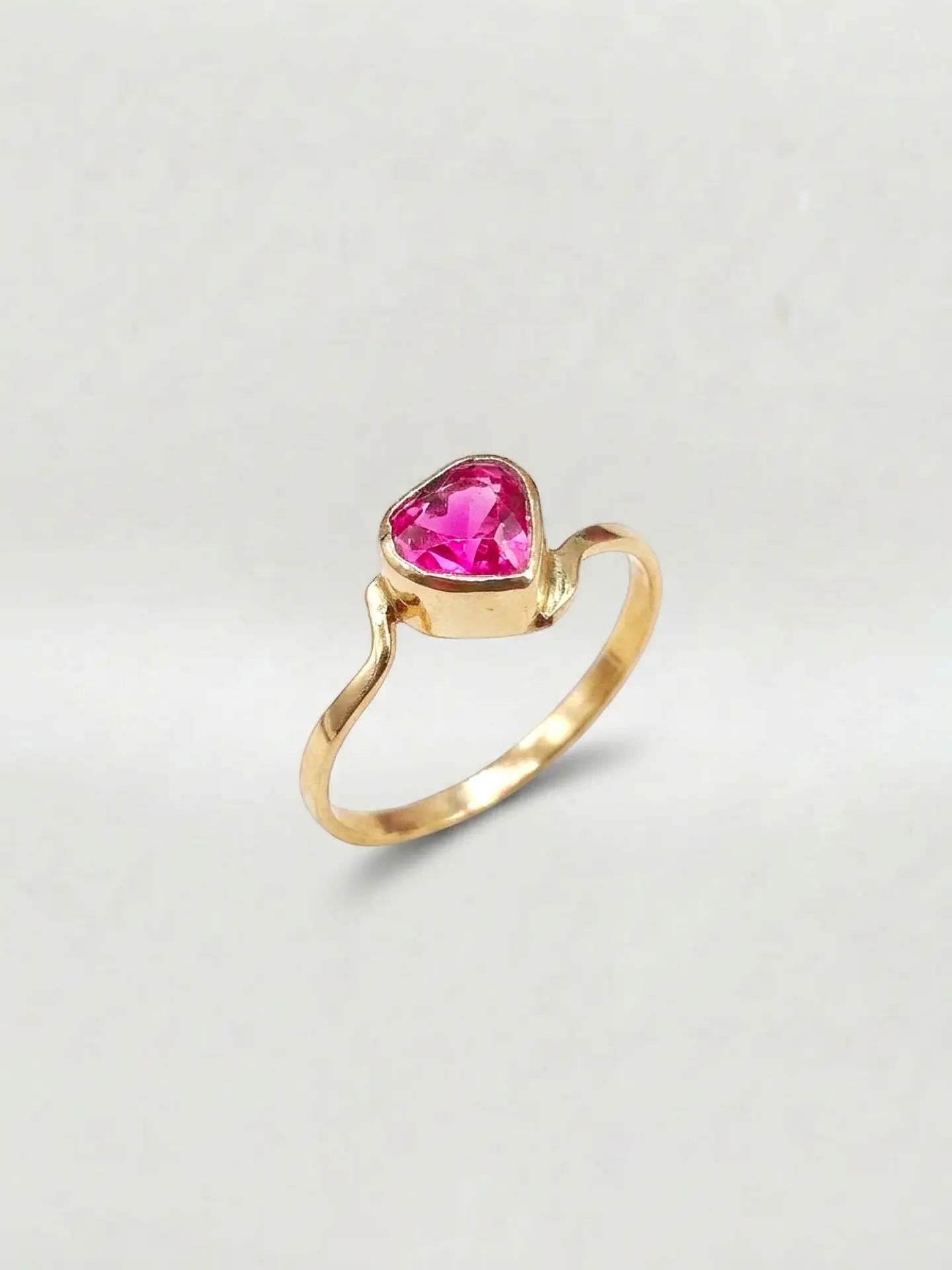 Anillo Corazón Pasión de Rubí Oro 18k 3