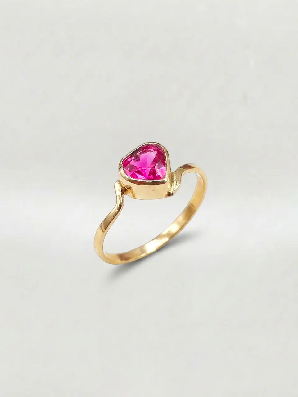 Anillo Corazón Pasión de Rubí Oro 18k 3