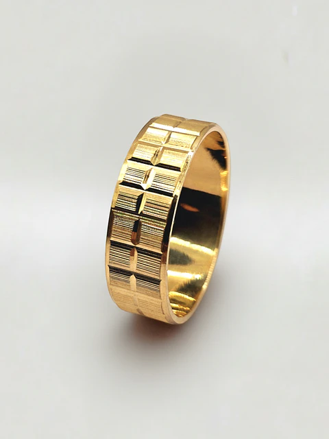 Argolla Individual Matrimonio Fe Satín Mediano Oro 18k