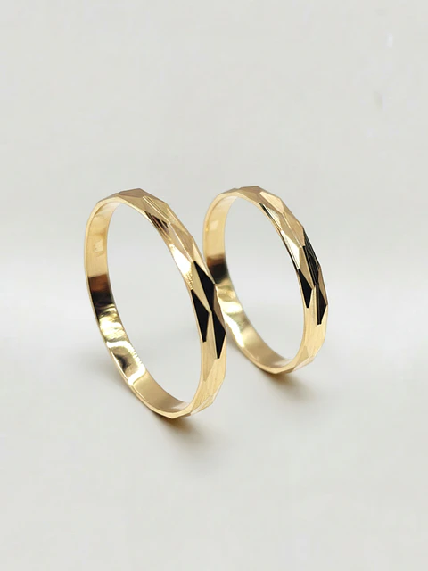 Anillo Ilusiones Rombos Vanguardia Oro 18k