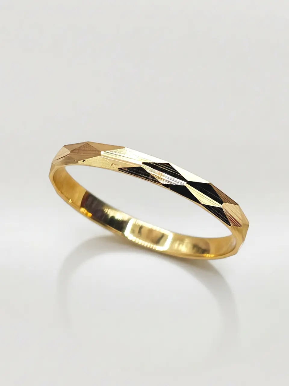 Anillo Ilusión Individual Rombos Oro 18k 1