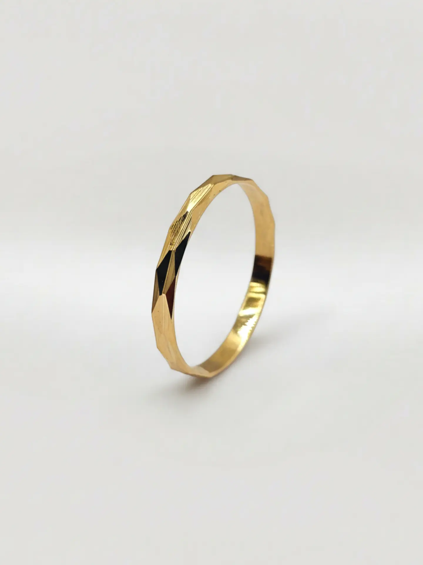 Anillo Ilusión Individual Rombos Oro 18k 3