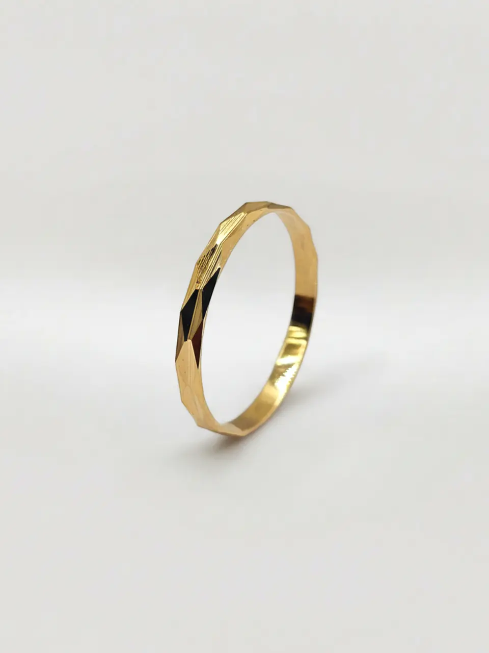 Anillo Ilusión Individual Rombos Oro 18k 3