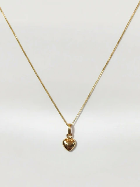 Cadena Veneciana Corazón de Amor Oro 18k