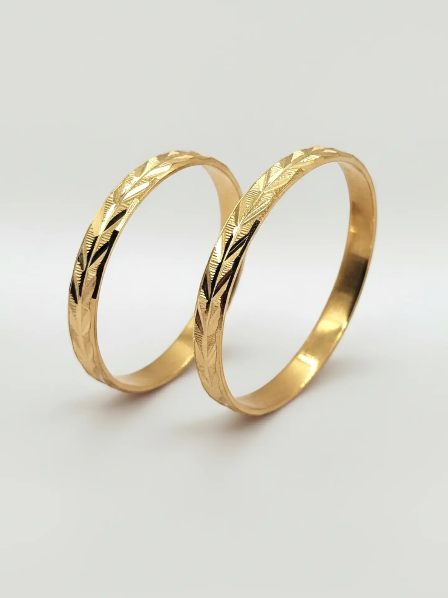 Anillos Ilusiones Espiga Esculpida Oro 18k 1