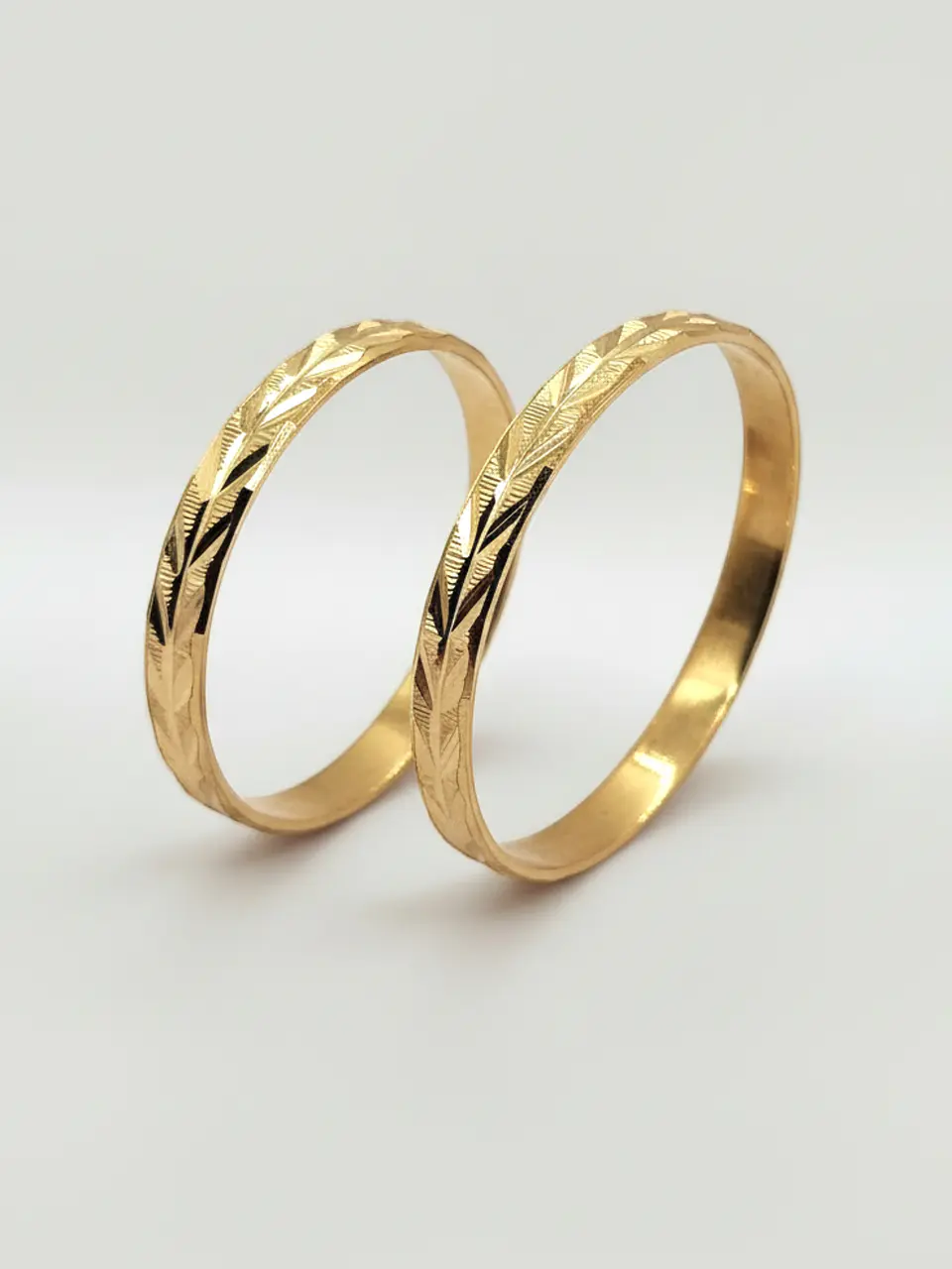 Anillos Ilusiones Espiga Esculpida Oro 18k 1