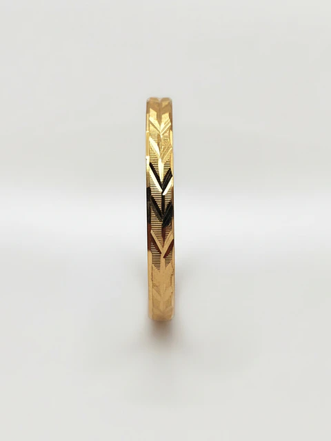 Anillo Ilusión Individual Espiga Oro 18k