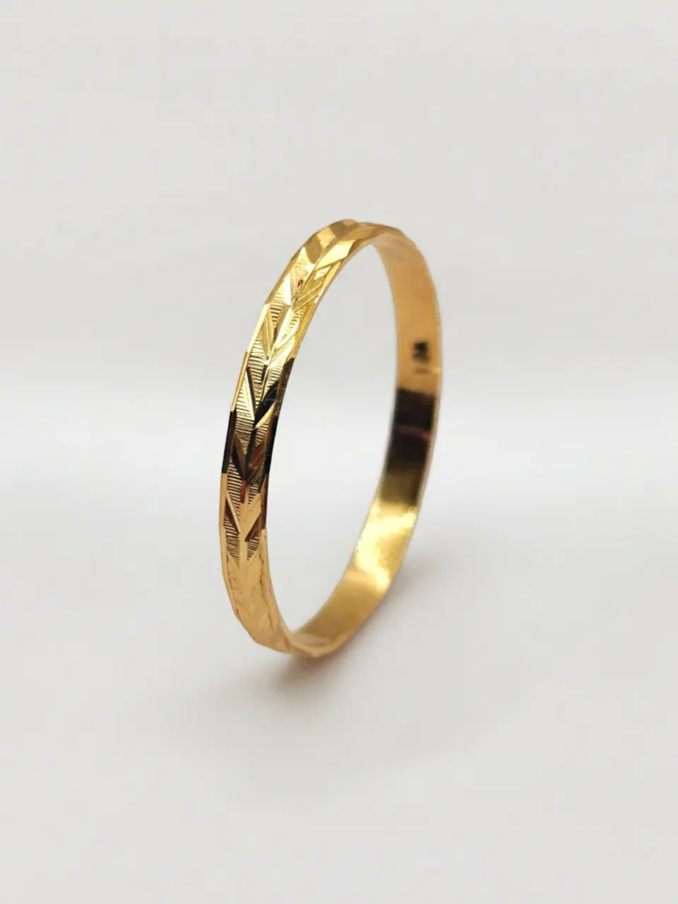 Anillo Ilusión Individual Espiga Oro 18k 3