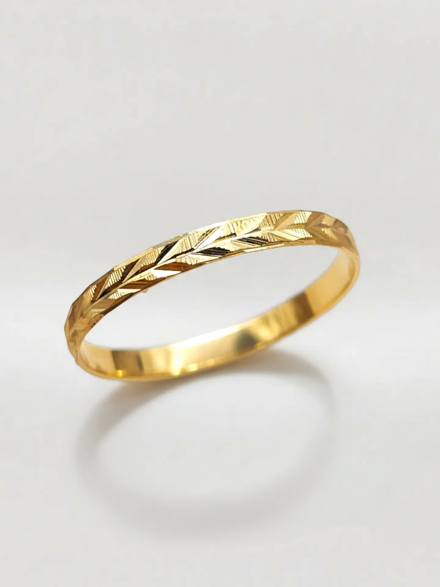 Anillo Ilusión Individual Espiga Oro 18k 4