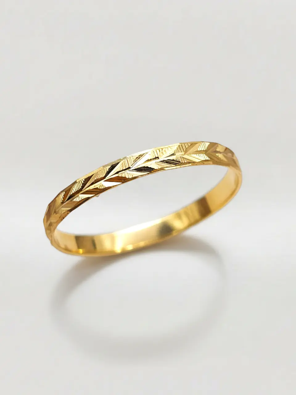 Anillo Ilusión Individual Espiga Oro 18k 4