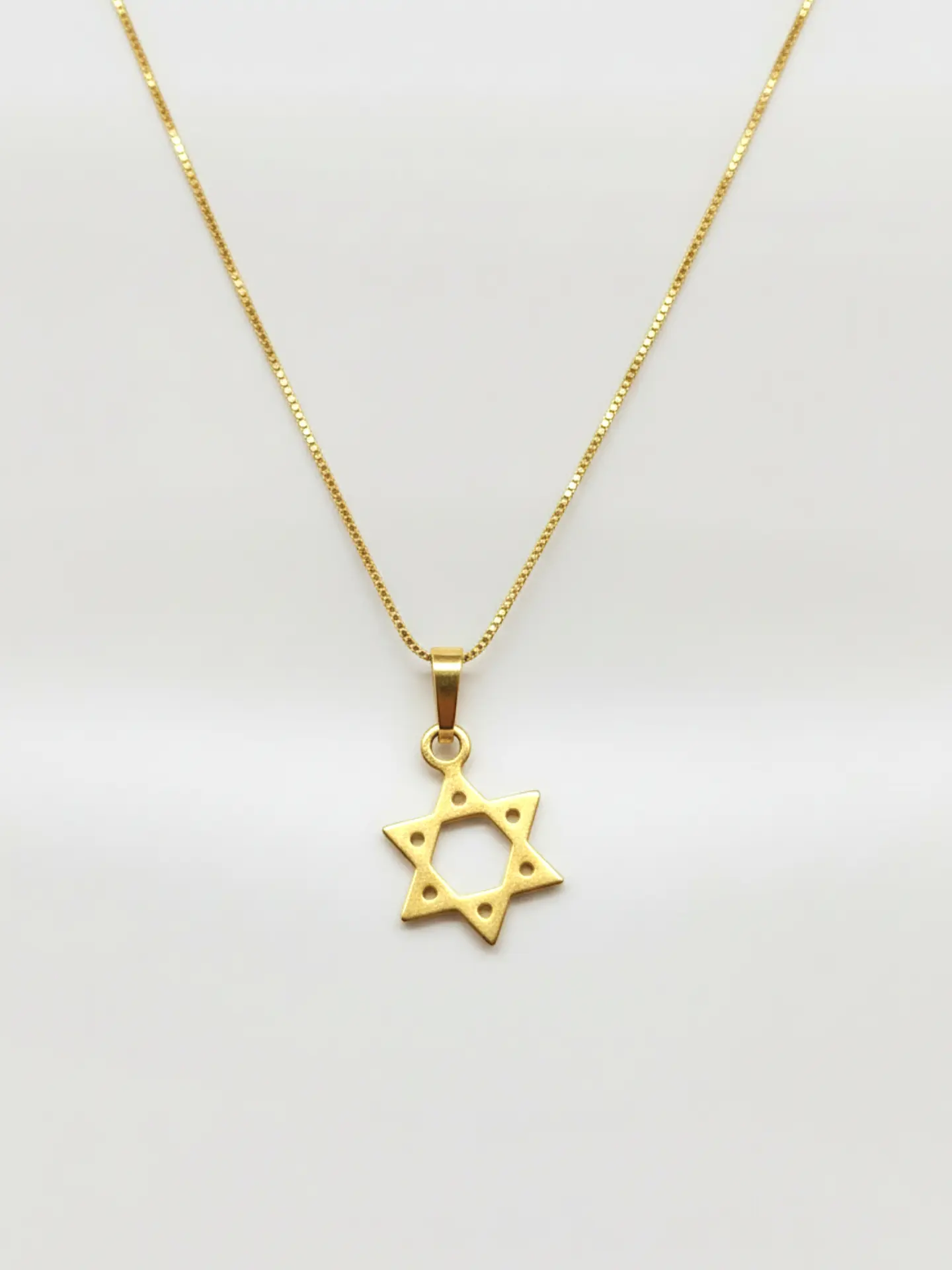 Cadena Veneciana Estrella de David Sagrada Oro 18k 2