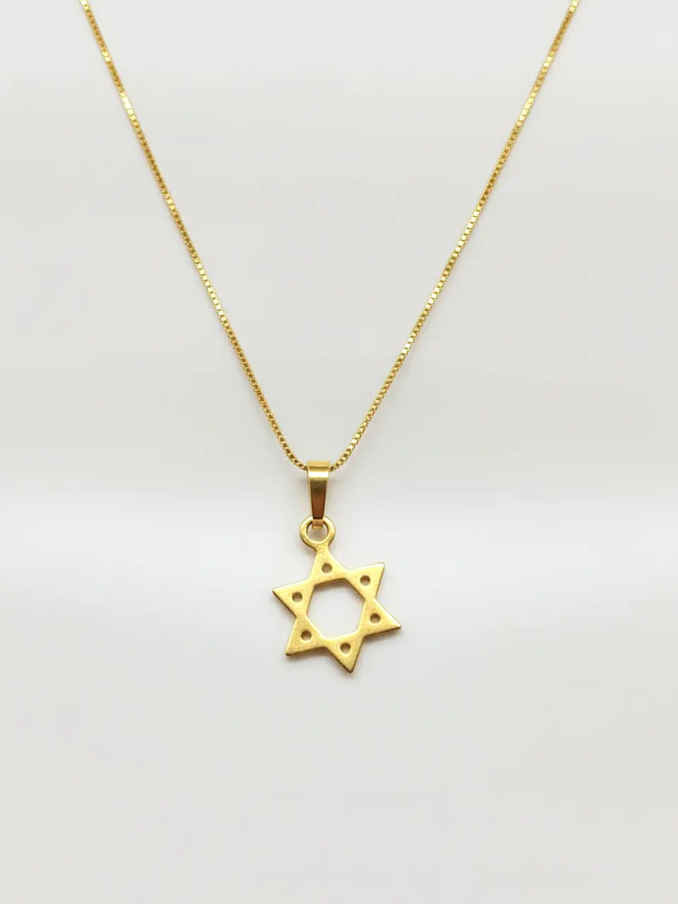 Cadena Veneciana Estrella de David Sagrada Oro 18k 2
