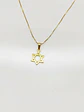 Cadena Veneciana Estrella de David Sagrada Oro 18k - Miniatura 3