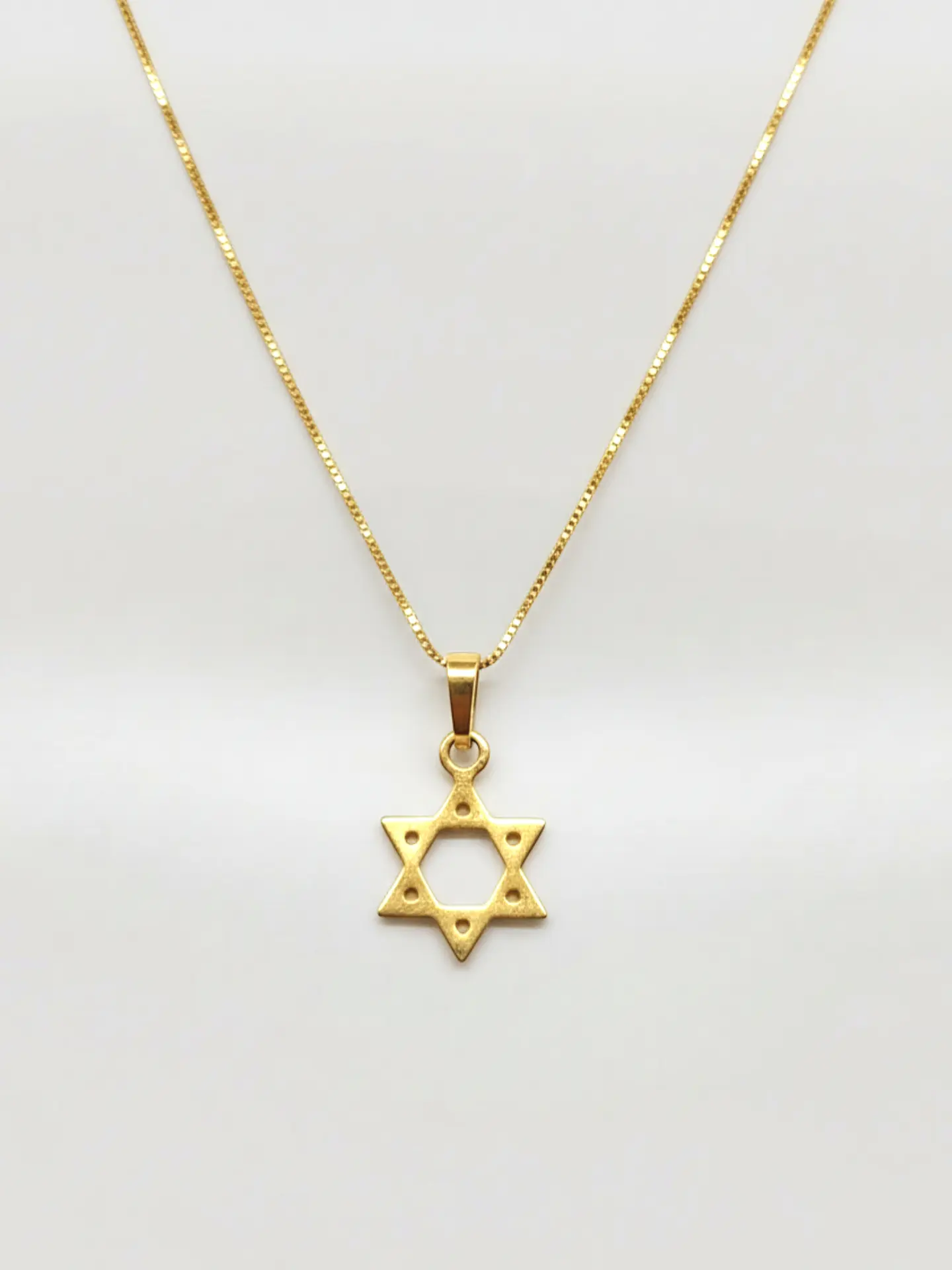 Cadena Veneciana Estrella de David Sagrada Oro 18k 1