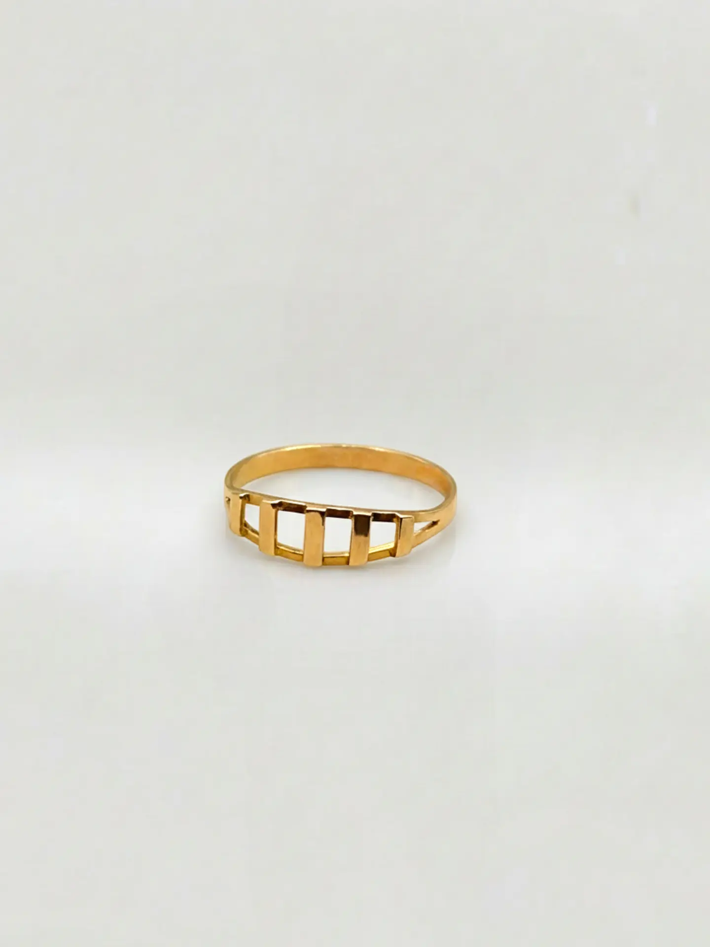 Anillo Eslabones de Diseño Oro 18k 1