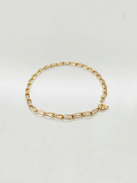 Pulsera Estilo Jaula de Diseño Oro 18k