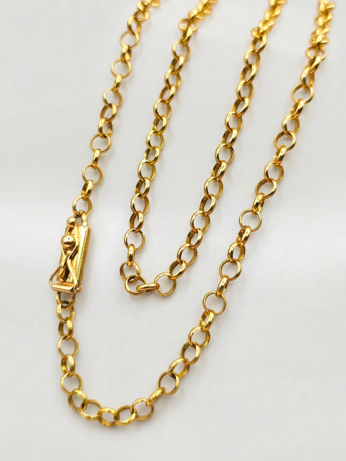 Cadena Rolo Imperial Larga Oro 18k 1