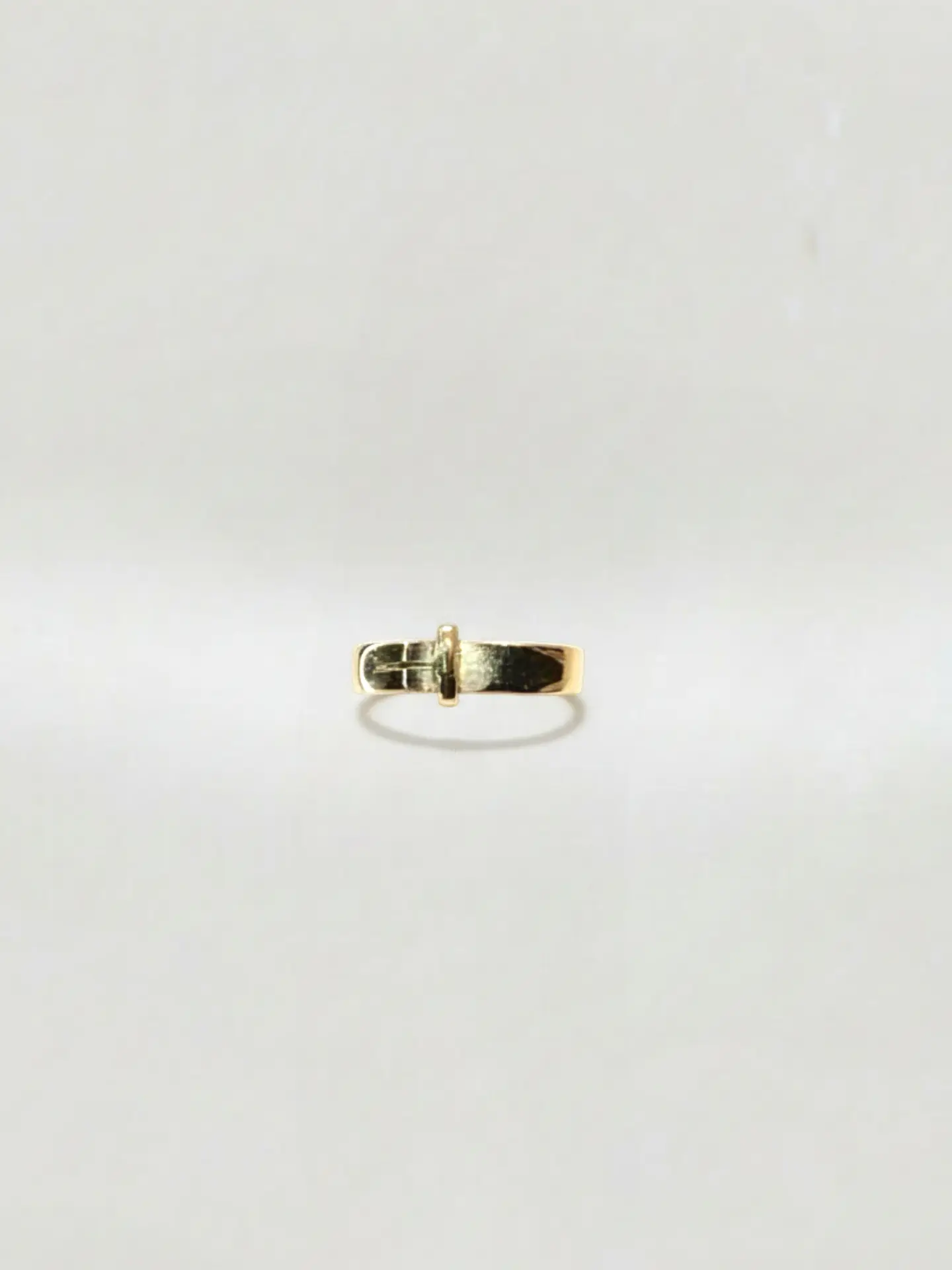 Anillo Estilo Cinturón Oro 18k 2
