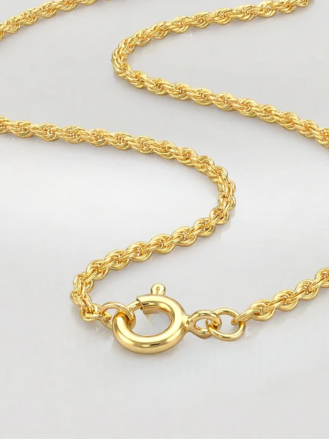 Cadena Semi Espiral de Gala Oro 18k