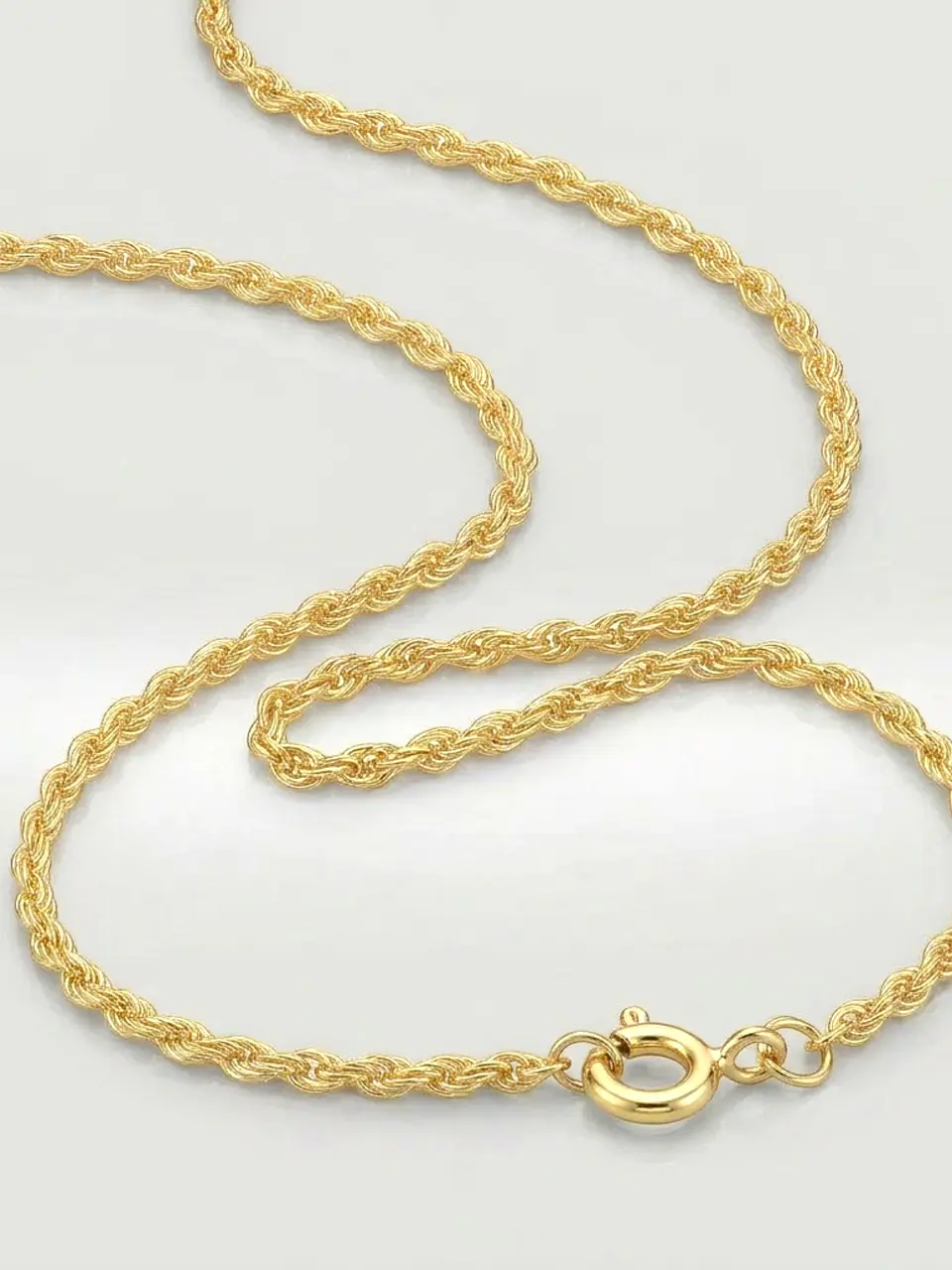 Cadena Semi Espiral de Gala Oro 18k 3