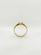 Anillo Solitario Corazón de Brillo Circón Oro 18k - Miniatura 1