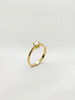 Anillo Solitario Corazón de Brillo Circón Oro 18k - Miniatura 4