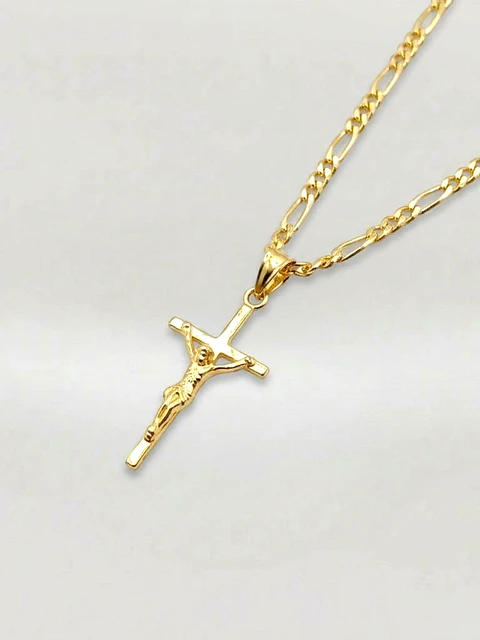 Cadena Cartier Sagrada con Cruz Oro 18k