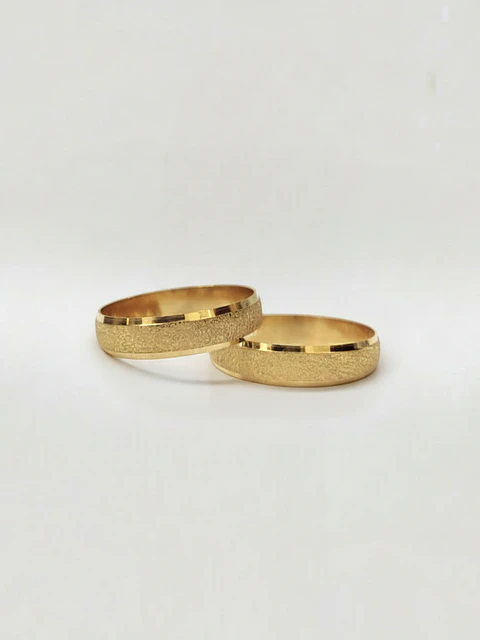 Argollas Nupciales Destello Eterno 5 mm Oro 18k