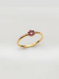 Anillo Flor de Amatista Esencia Oro 18k - Miniatura 4