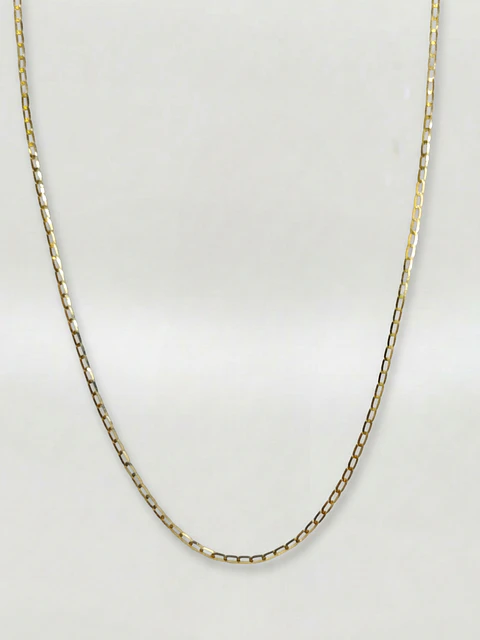 Cadena Estilo Americano Italiano Oro 18k