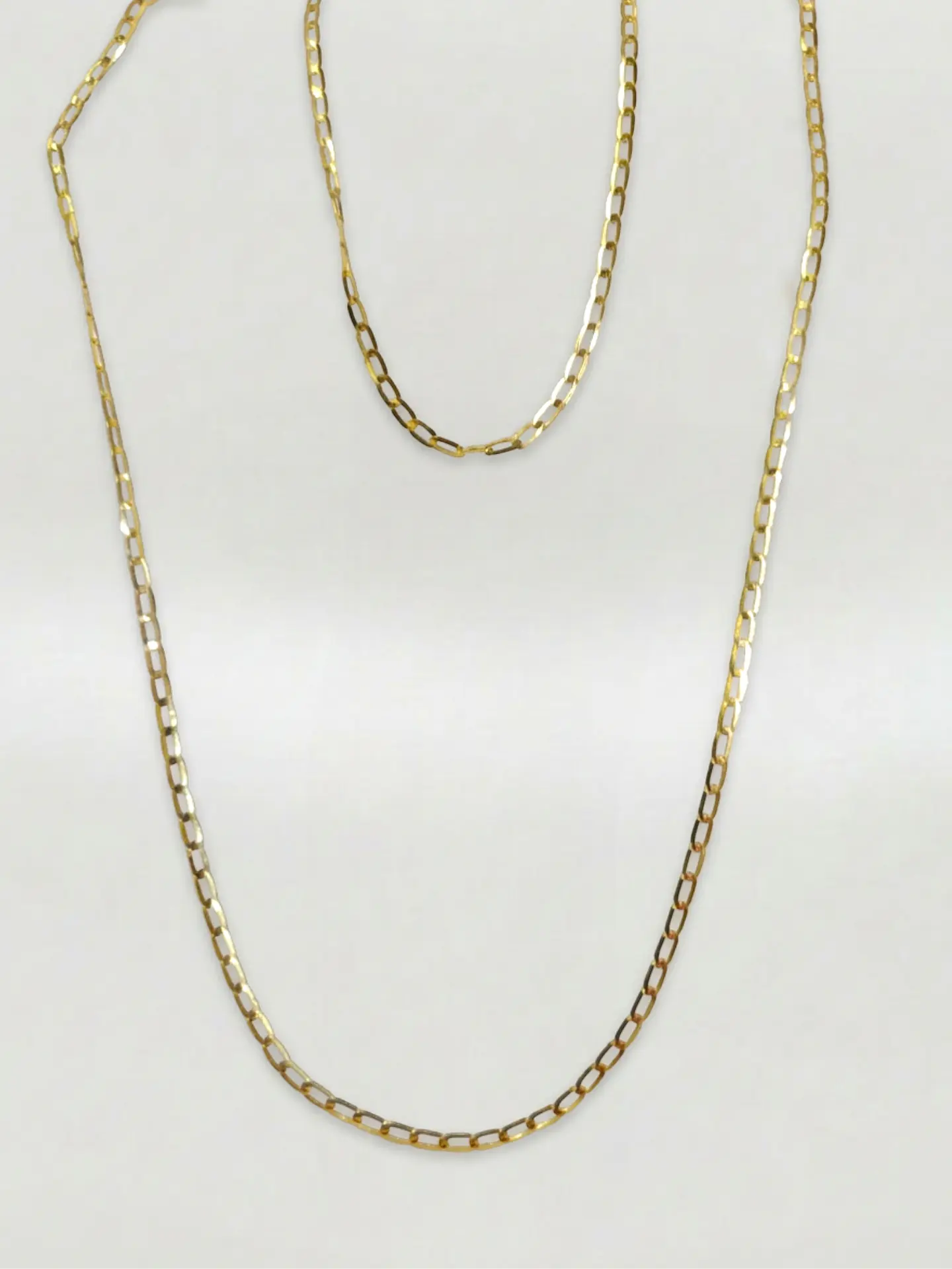 Cadena Estilo Americano Italiano Oro 18k 2