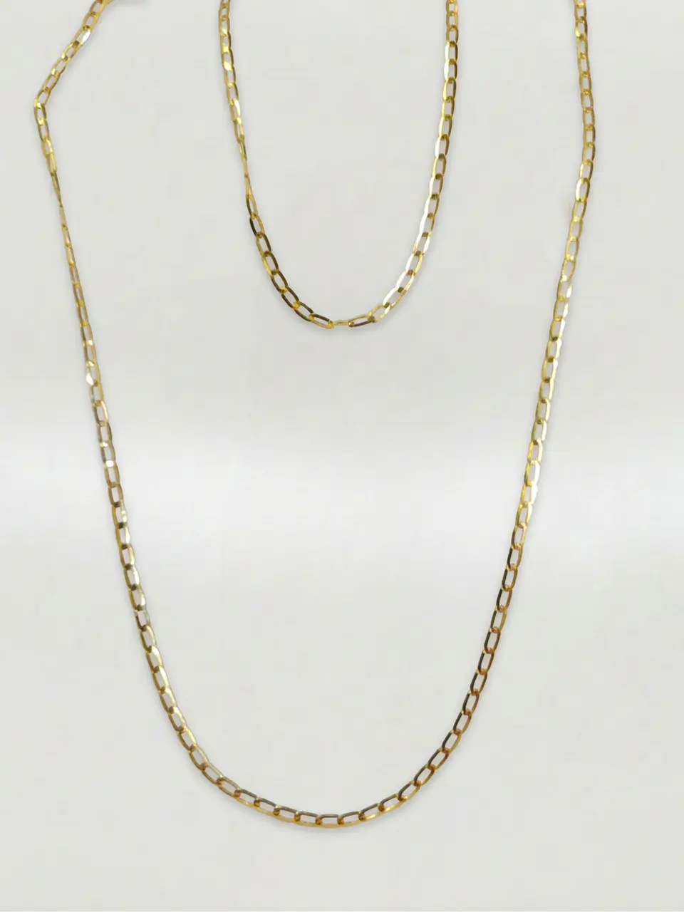 Cadena Estilo Americano Italiano Oro 18k 2