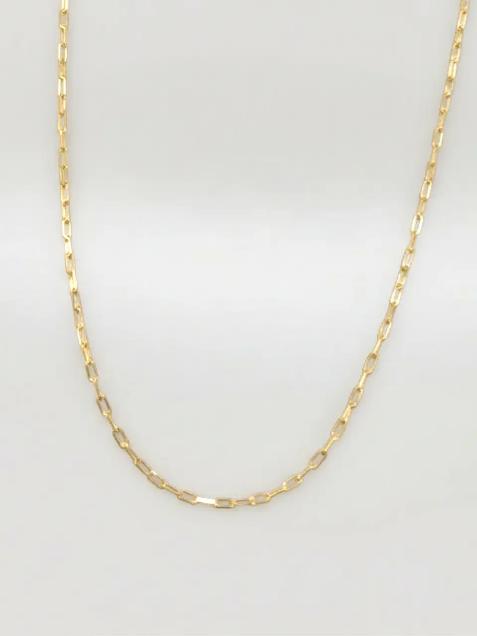 Cadena Limada Línea de Oro Oro 18k 1