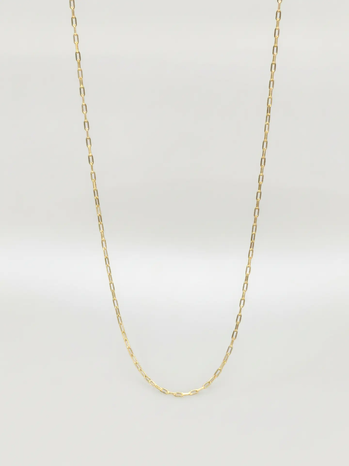 Cadena Limada Línea de Oro Oro 18k 3