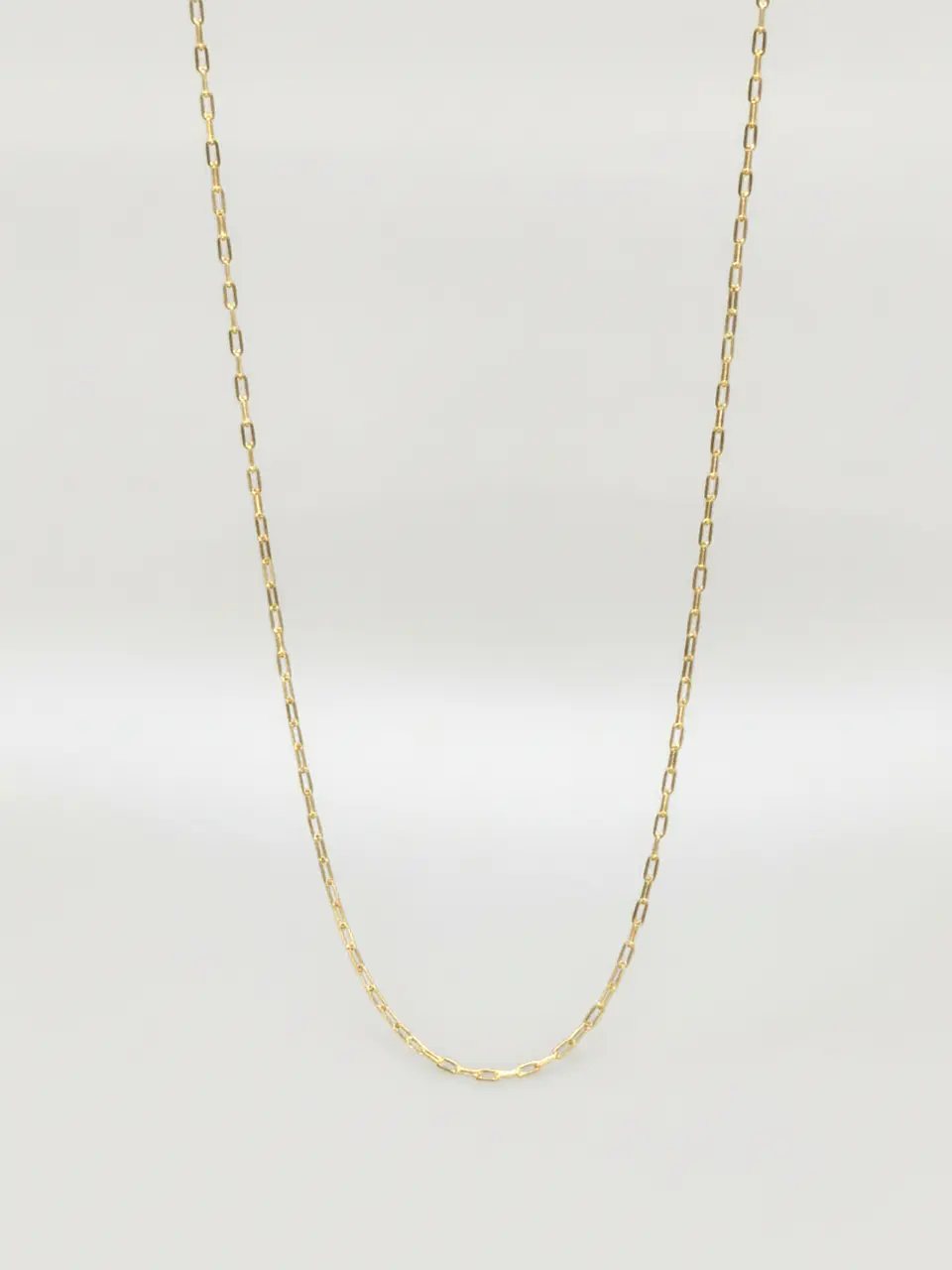 Cadena Limada Línea de Oro Oro 18k 3